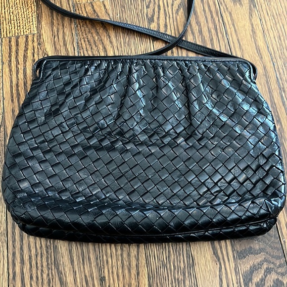 Designer Gianfranco Lotti Firenze Purse Weaved Leather - Picture 3 of 8